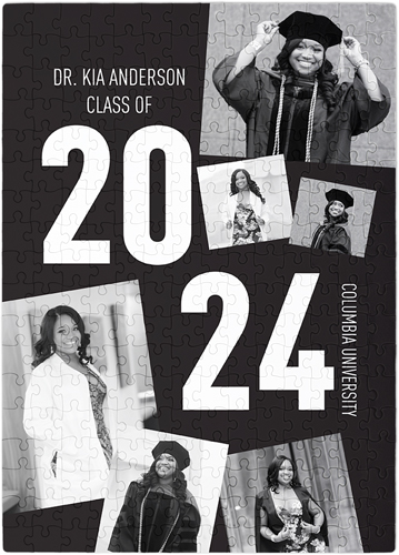 Big Year Puzzle, Puzzle Board, 252 pieces, Rectangle, Puzzle, Gray, charcoal