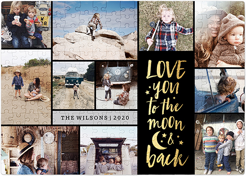 To The Moon And Back Collage Puzzle By Shutterfly Shutterfly