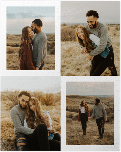 Minimal Gallery of Four Portrait Puzzle, Puzzle Board, 520 pieces, Rectangle, Puzzle, Multicolor