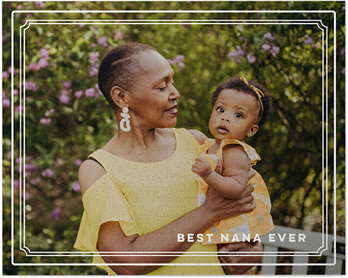 Simple Frames Puzzle, Puzzle Board, 520 pieces, Rectangle, Puzzle, White, white