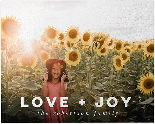 Love And Joy Always Puzzle, Puzzle Board, 520 pieces, Rectangle, Puzzle, White