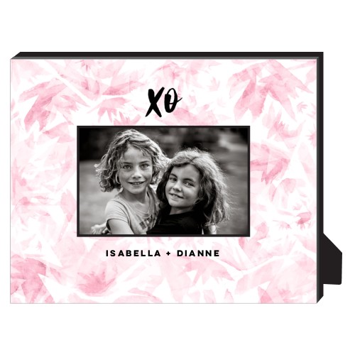 Princess XO Floral Personalized Frame, - No photo insert, 8x10, Pink
