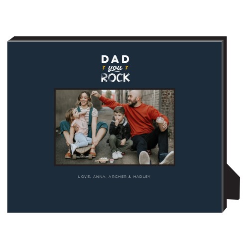 You Rock Personalized Frame, - No photo insert, 8x10, Gray
