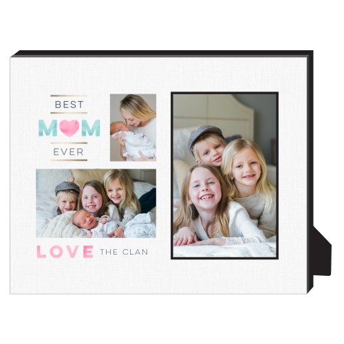 Watercolor Mom Collage Personalized Frame, - Photo insert, 8x10, Beige