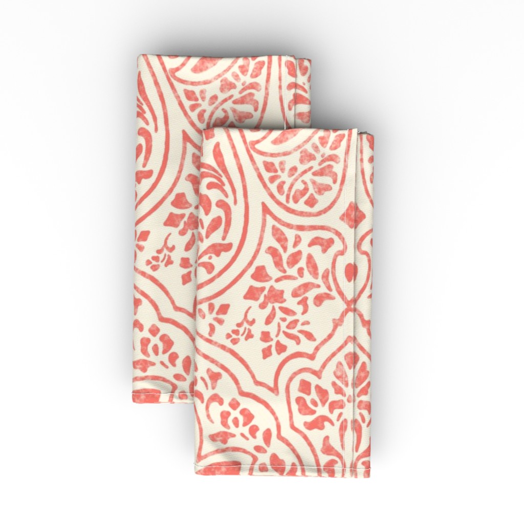 Rajkumari Batik - Coral Reef on Cosmic Latte Cloth Napkin | Shutterfly