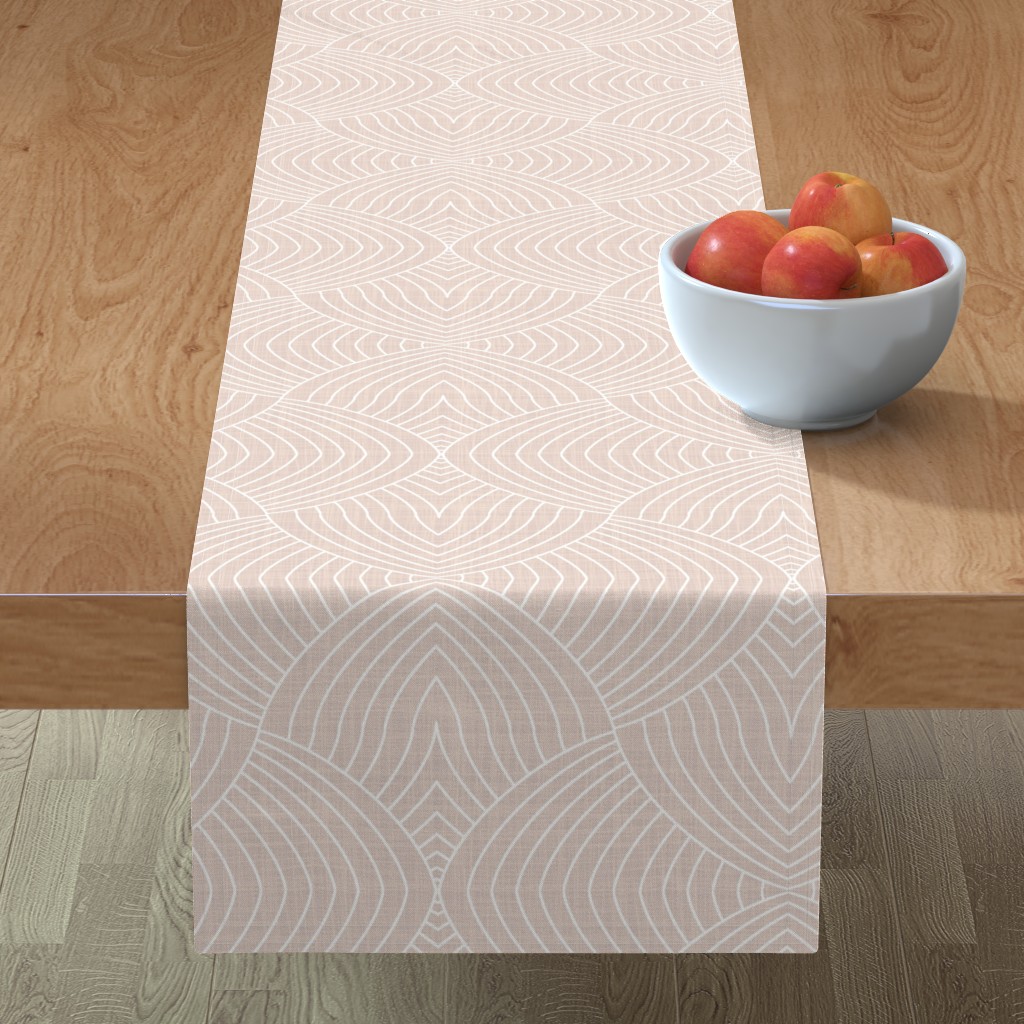 Eileen - Pale Pink Table Runner, 72x16, Pink