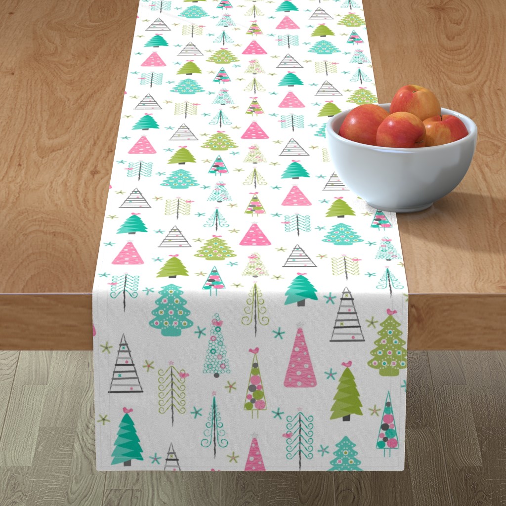 Modern Scandinavian Trees - Multi Table Runner | Shutterfly