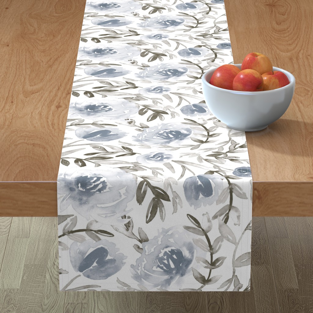 Watercolor-Designed Table Runners