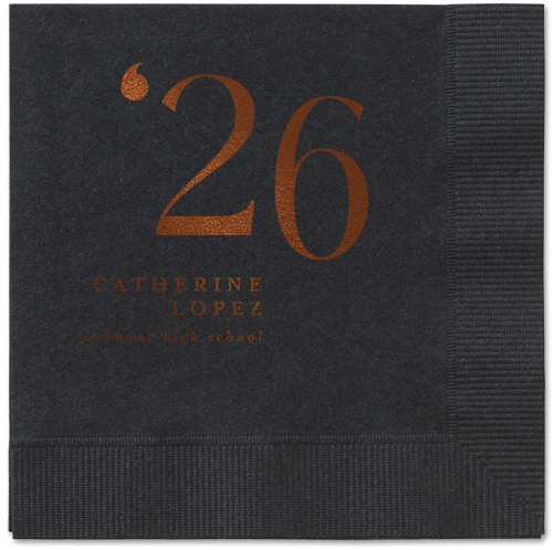 Slanted Style Napkin, Brown, Black, mocha