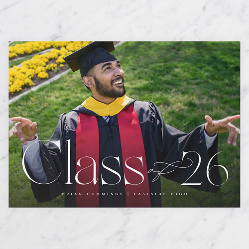 Minimalist Graduation Announcements