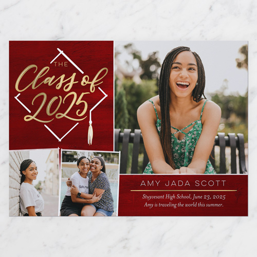 Modern Graduation Announcement