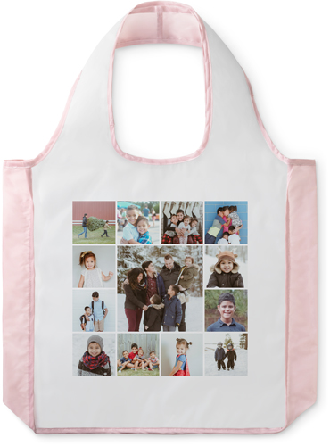 Gallery of Thirteen Reusable Shopping Bag, Blush, Multicolor