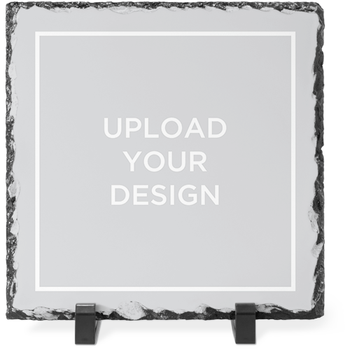 Upload Your Own Design Slate Plaque, 8x8, Multicolor