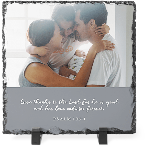 Quote Gallery of One Slate Plaque, 8x8, Multicolor