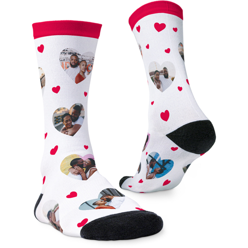 Floating Hearts Custom Socks by Shutterfly Shutterfly