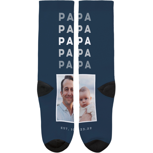 Text Repeat Custom Socks by Shutterfly | Shutterfly