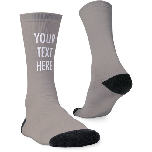 Your Text Here Custom Socks, Multicolor