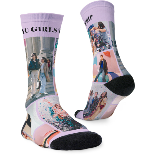 Gallery of Six Custom Socks, Multicolor