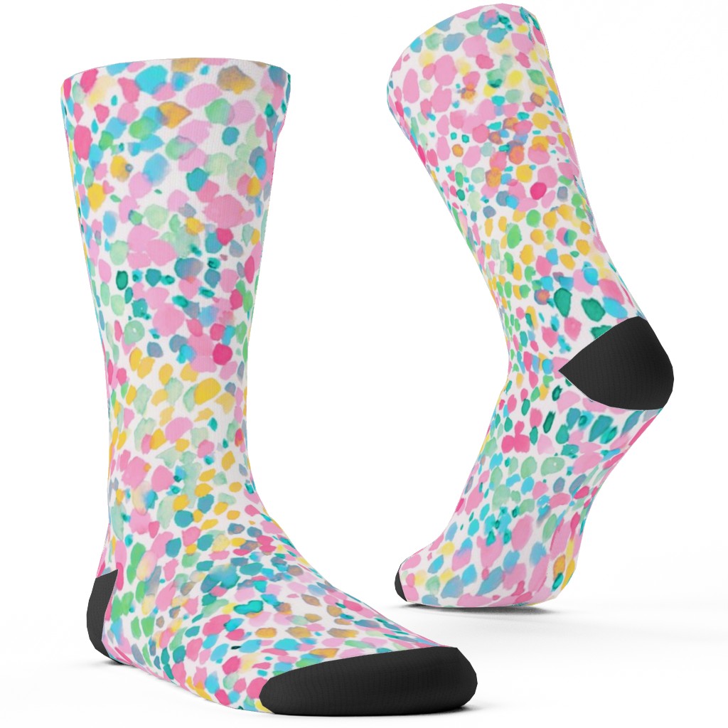 Lighthearted Summer Custom Socks, Multicolor