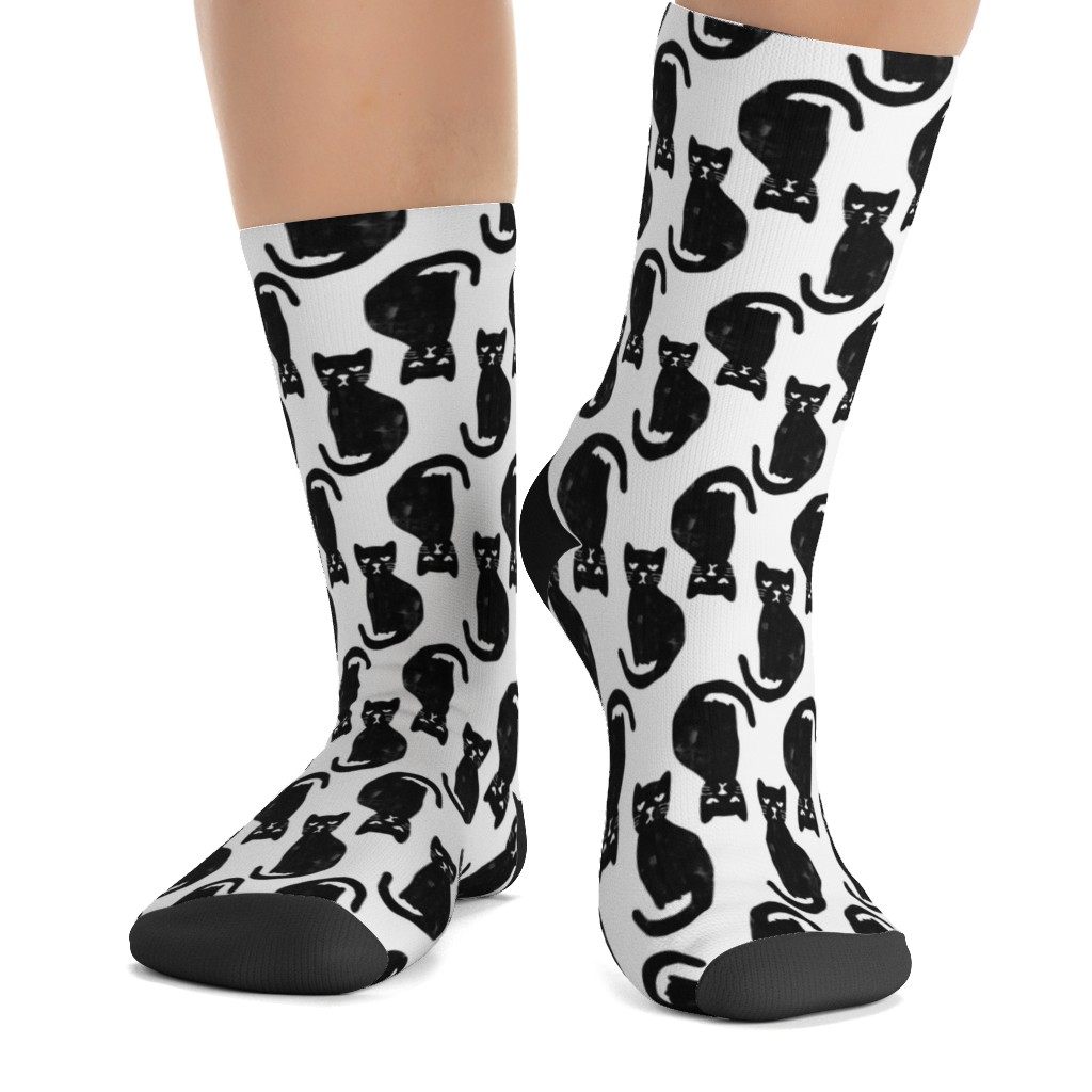 Black Cat Custom Socks | Shutterfly