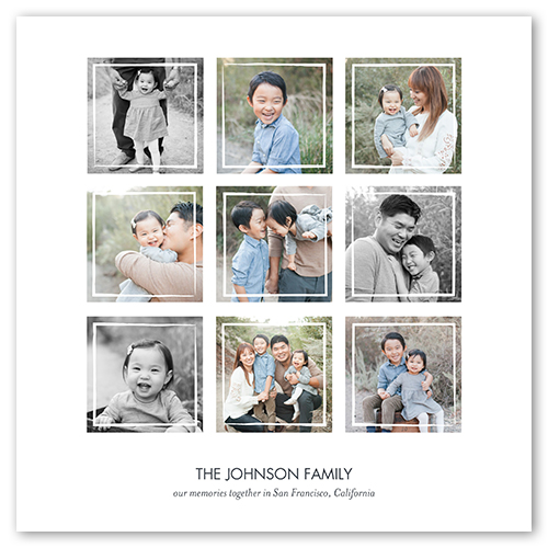 Simple Frames Collage, -8x8-White