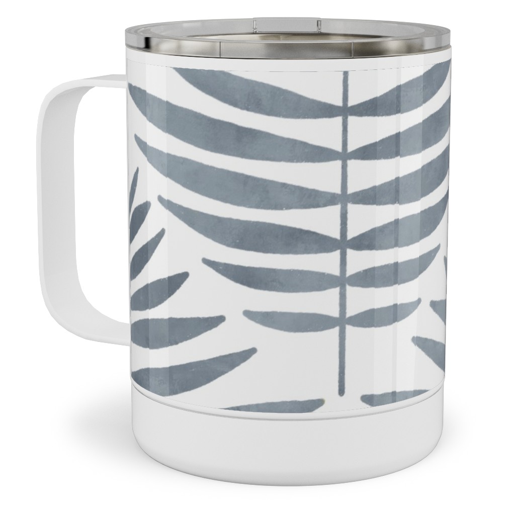 Largo - Gray Stainless Steel Mug, 10oz, Gray, Gray