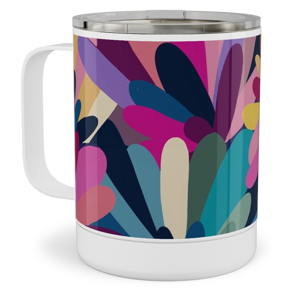 It's a Petal Celebration - Multi Stainless Steel Mug, 10oz, Multicolor