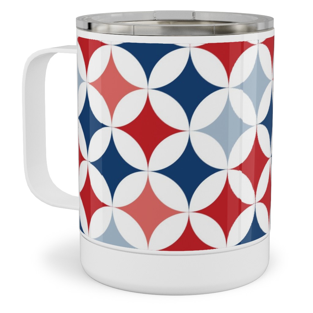 American Diamonds - Multi Stainless Steel Mug, 10oz, Multicolor