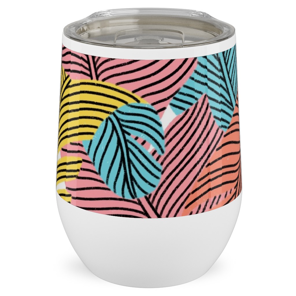 Always on the Bright Side - Multi Stainless Steel Travel Tumbler, 12oz, Multicolor