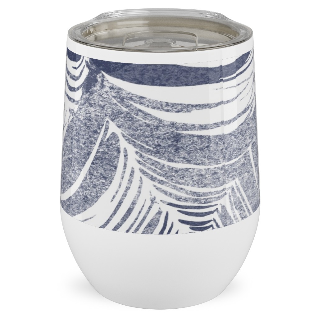 Wild Ocean Stainless Steel Travel Tumbler, 12oz, Gray, Gray