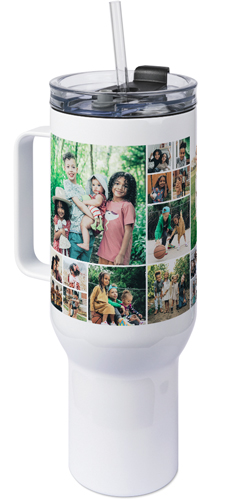 Gallery of Twenty Four 40oz Tumbler with Handle, 40oz, Multicolor