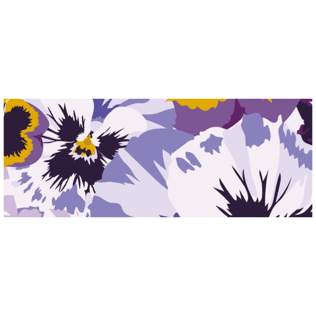 Pansy By Numbers - Purple Stainless Tumbler with Straw | Shutterfly