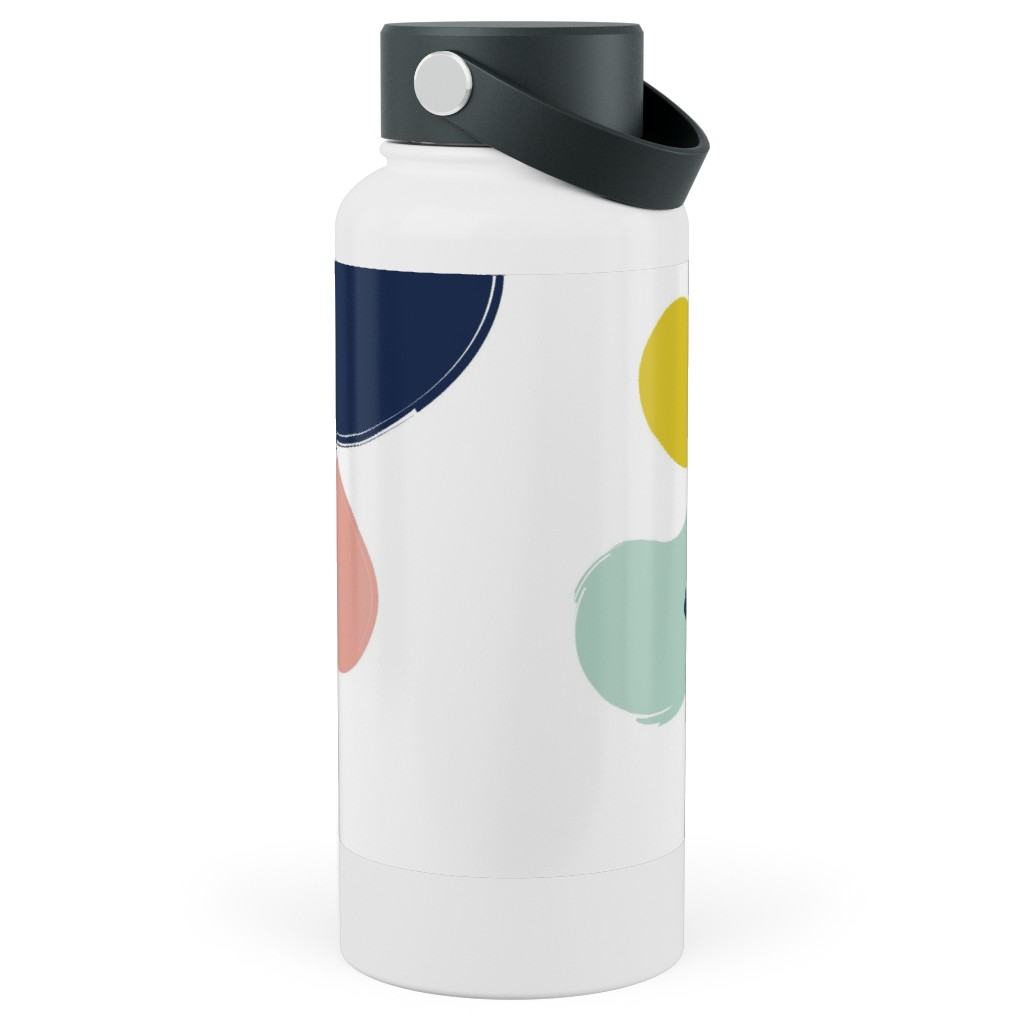 Playground - Multi Stainless Steel Wide Mouth Water Bottle, 30oz, Wide Mouth, Multicolor