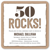 rocking cutout birthday invitation 5x5 flat