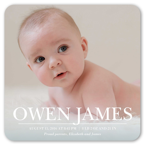 birth announcement photo cards