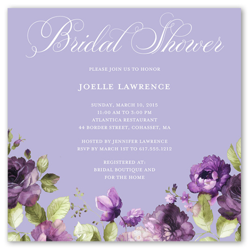 Botanical Dream 6x8 Bridal Shower Invitation Card Shutterfly