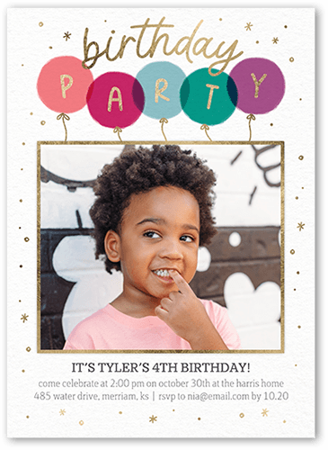 Themed Party Invites