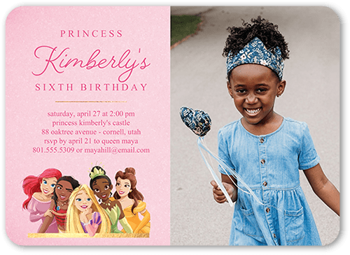 Disney princess deals invitations