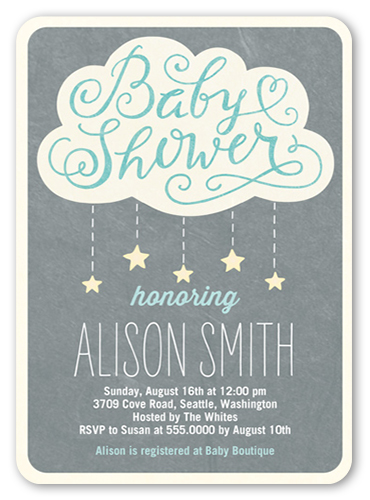 baby party invitation