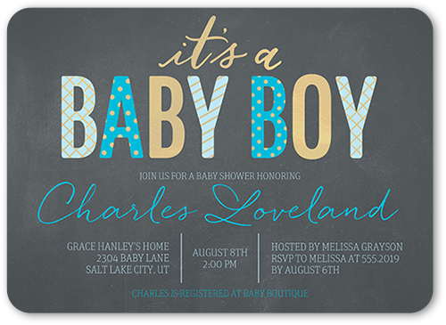 shutterfly twin baby shower invitations