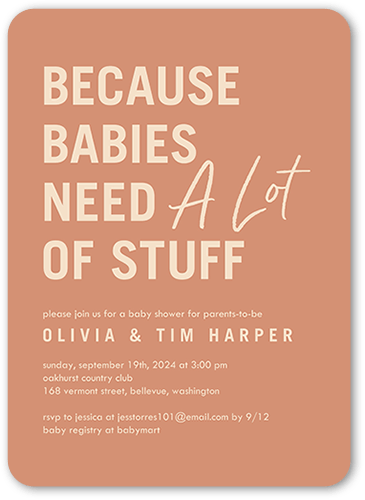 Baby Shower Invitations For August Events