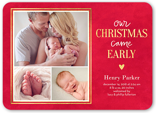 shutterfly christmas birth announcements