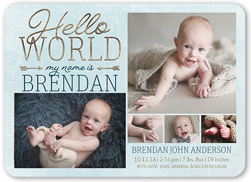 shutterfly twin birth announcements