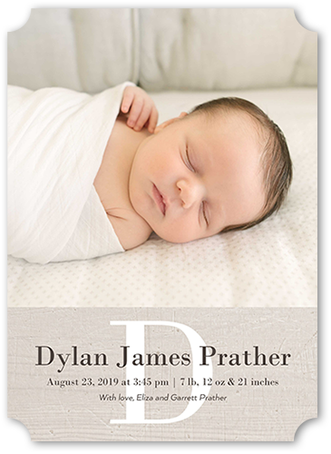 print birth announcement cards