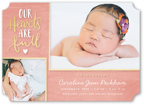 affordable birth announcements