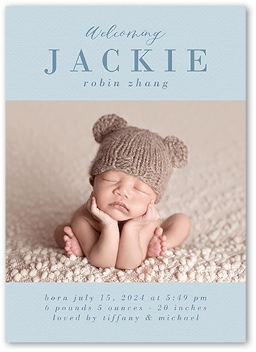 Baby Name Announcements