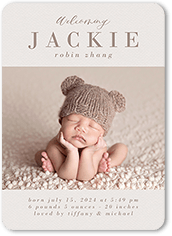 Personalized Baby Announcement Cards and Gifts