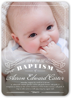 Details about   Personalised Photo Christening Invitations High Quality Boys Girl Baptism 