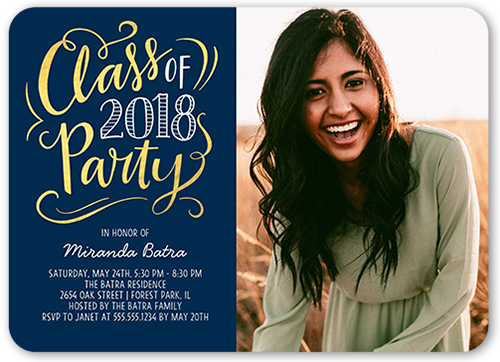 3x5 Graduation Party Invitations Shutterfly 9518