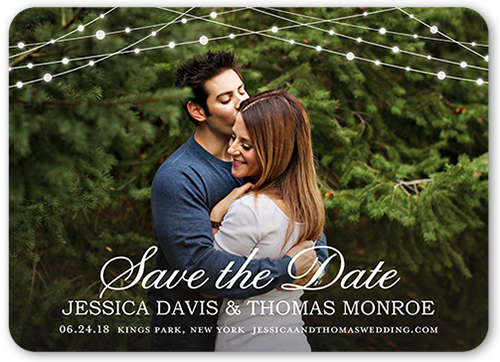 String Lights Save The Date Cards Shutterfly